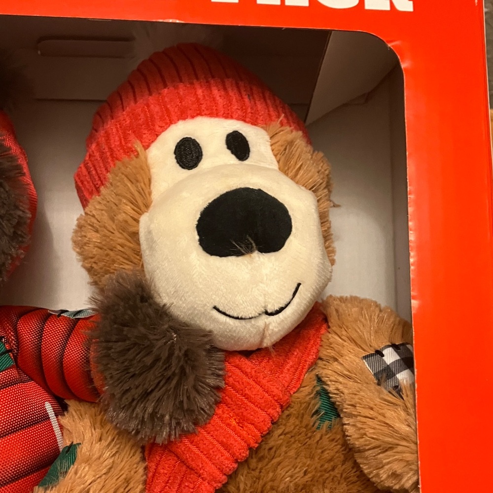 KONG Play Pack - Red and Brown Stuffed Animals. Durable, Rope, knot toy, popular - Picture 8 of 10